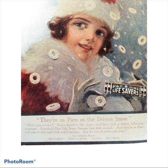 Peppermint Life Savers Advertisement Metal Sign - Picture 2 of 8